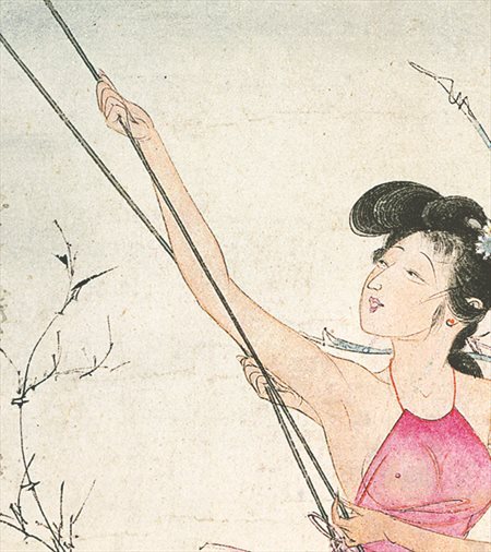 海南-胡也佛的仕女画和最知名的金瓶梅秘戏图